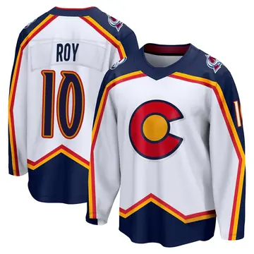 Men's Nicolas Roy Colorado Avalanche ＃10 Breakaway White Special Edition 2.0 Jersey