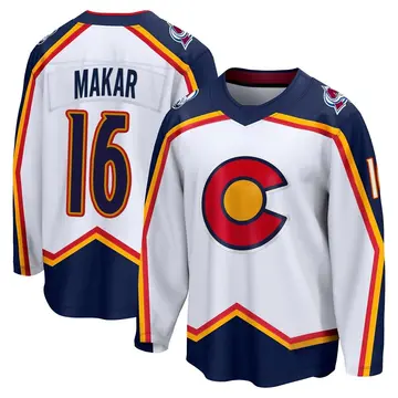 Men's Taylor Makar Colorado Avalanche ＃16 Breakaway White Special Edition 2.0 Jersey