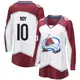Women's Nicolas Roy Colorado Avalanche ＃10 Breakaway White Away Jersey