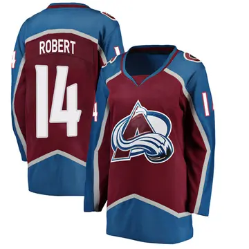 Women's Rene Robert Colorado Avalanche ＃14 Breakaway Maroon Home Jersey