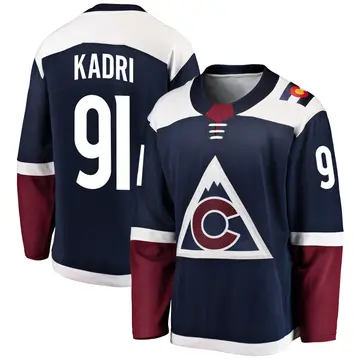 Youth Nazem Kadri Colorado Avalanche ＃91 Breakaway Navy Alternate Jersey