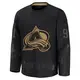 Youth Nazem Kadri Colorado Avalanche ＃91 Premium Black 2024 Military Appreciation Practice Jersey