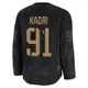 Youth Nazem Kadri Colorado Avalanche ＃91 Premium Black 2024 Military Appreciation Practice Jersey