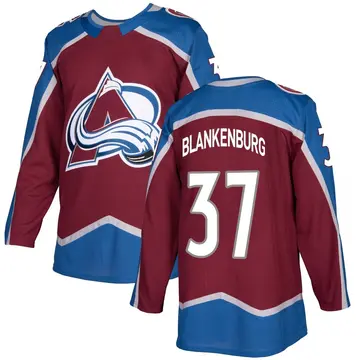Youth Nick Blankenburg Colorado Avalanche ＃37 Authentic Burgundy Home Jersey