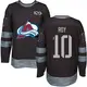 Youth Nicolas Roy Colorado Avalanche ＃10 Authentic Black 1917-2017 100th Anniversary Jersey