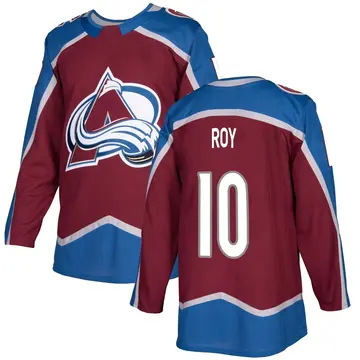 Youth Nicolas Roy Colorado Avalanche ＃10 Authentic Burgundy Home Jersey